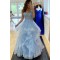Long Blue Lace Prom Dress Formal Evening Gowns 901197