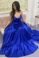 Long Blue V Neck Prom Dress Formal Evening Gowns 901202 Long Blue V Neck Prom Dress Formal Evening Gowns 901202