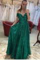 Long Green Sequin Off-the-Shoulder Prom Dress Formal Evening Gowns 901208 Long Green Sequin Off-the-Shoulder Prom Dress Formal Evening Gowns 901208