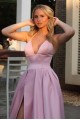 Long Satin Spaghetti Straps Prom Dress Formal Evening Gowns 901210 Long Satin Spaghetti Straps Prom Dress Formal Evening Gowns 901210