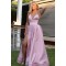 Long Satin Spaghetti Straps Prom Dress Formal Evening Gowns 901210