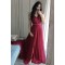 Long Chiffon V Neck Prom Dress Formal Evening Gowns 901212