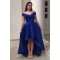 High Low Royal Blue Prom Dress Formal Evening Gowns 901213