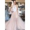 A-Line Lace and Tulle Long Prom Dress Formal Evening Gowns 901221