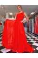 A-Line Long Red One Shoulder Prom Dress Formal Evening Gowns 901232 A-Line Long Red One Shoulder Prom Dress Formal Evening Gowns 901232