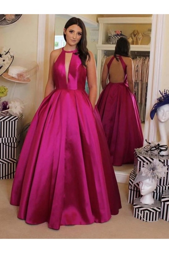 A-Line Long Satin Prom Dress Formal Evening Gowns 901233 A-Line Long Satin Prom Dress Formal Evening Gowns 901233