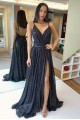 Long Black Sequin Tulle Prom Dress Formal Evening Gowns 901239 Long Black Sequin Tulle Prom Dress Formal Evening Gowns 901239