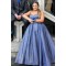 Long Blue Sweetheart Sparkle Blue Prom Dress Formal Evening Gowns 901244