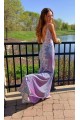 Elegant Mermaid Lace Spaghetti Straps Prom Dress Formal Evening Gowns 901247