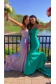 Elegant Mermaid Lace Spaghetti Straps Prom Dress Formal Evening Gowns 901247