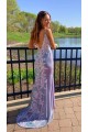 Elegant Mermaid Lace Spaghetti Straps Prom Dress Formal Evening Gowns 901247