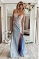 Elegant Mermaid Lace Spaghetti Straps Prom Dress Formal Evening Gowns 901247