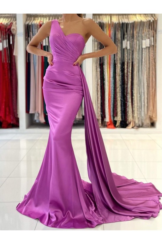 Mermaid One Shoulder Long Prom Dress Formal Evening Gowns 901251 Mermaid One Shoulder Long Prom Dress Formal Evening Gowns 901251