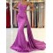 Mermaid One Shoulder Long Prom Dress Formal Evening Gowns 901251
