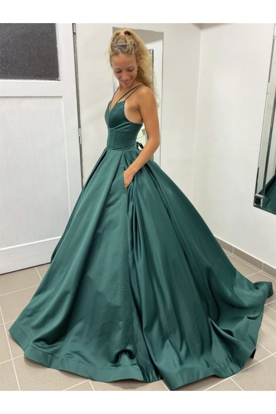 A-Line Long Prom Dress Formal Evening Gowns 901255