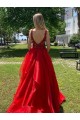 Long Red Lace Prom Dress Formal Evening Gowns 901256 Long Red Lace Prom Dress Formal Evening Gowns 901256