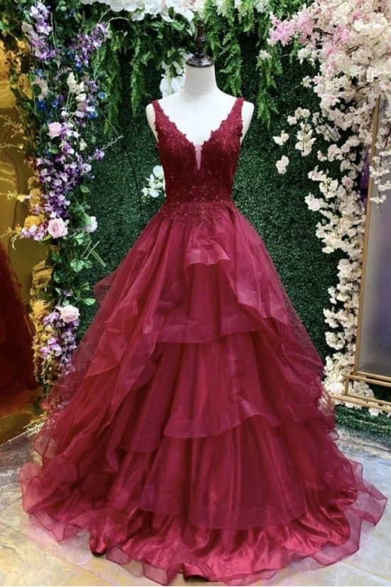 A-Line Lace Long Prom Dress Formal Evening Gowns 901285 A-Line Lace Long Prom Dress Formal Evening Gowns 901285