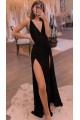 Long Black V Neck Prom Dress Formal Evening Gowns 901289 Long Black V Neck Prom Dress Formal Evening Gowns 901289