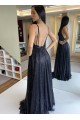 Long Navy Blue Sequin Tulle Prom Dress Formal Evening Gowns 901316 Long Navy Blue Sequin Tulle Prom Dress Formal Evening Gowns 901316
