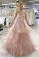A-Line Lace Prom Dress Formal Evening Gowns 901324