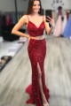 Two Pieces Sparkle Sequin Prom Dress Formal Evening Gowns 901325 Two Pieces Sparkle Sequin Prom Dress Formal Evening Gowns 901325