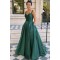 Simple Long Satin Prom Dress Formal Evening Gowns 901327