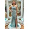 Elegant Mermaid One Shoulder Sequins Prom Dresses Formal Evening Gowns 901330