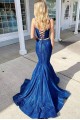 Long Royal Blue Mermaid Two Pieces Sparkle Prom Dress Formal Evening Gowns 901335 Long Royal Blue Mermaid Two Pieces Sparkle Prom Dress Formal Evening Gowns 901335