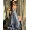 A-Line Lace Sparkle Long Prom Dress Formal Evening Gowns 901357