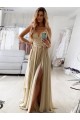Chiffon and Lace Long Prom Dress Formal Evening Gowns 901378