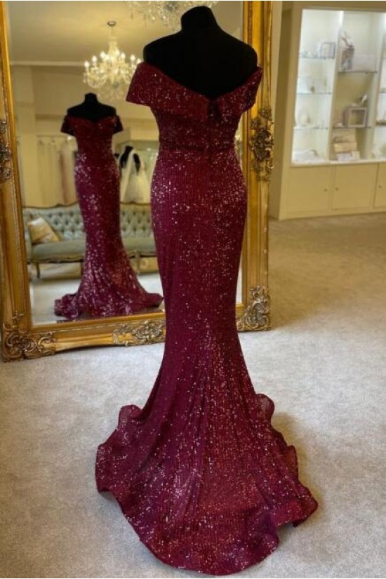 Mermaid Off the Shoulder Sparkle Long Prom Dress Formal Evening Gowns 901386 Mermaid Off the Shoulder Sparkle Long Prom Dress Formal Evening Gowns 901386