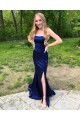 Elegant Long Mermaid Strapless Prom Dress Formal Evening Gowns 901395