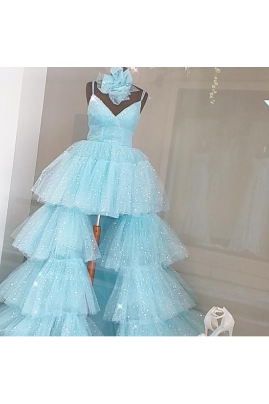 High Low Sparkle Tulle Prom Dress Formal Evening Gowns 901401 High Low Sparkle Tulle Prom Dress Formal Evening Gowns 901401