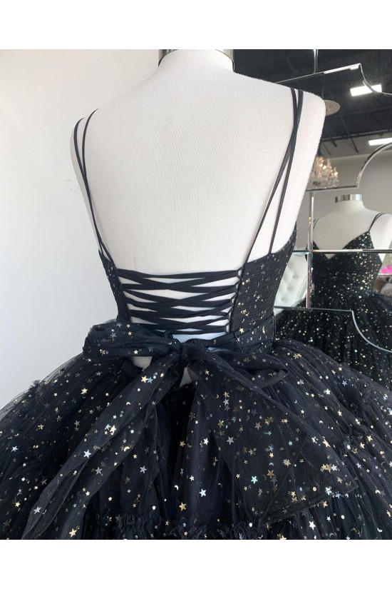 High Low Sparkle Tulle Prom Dress Formal Evening Gowns 901401 High Low Sparkle Tulle Prom Dress Formal Evening Gowns 901401