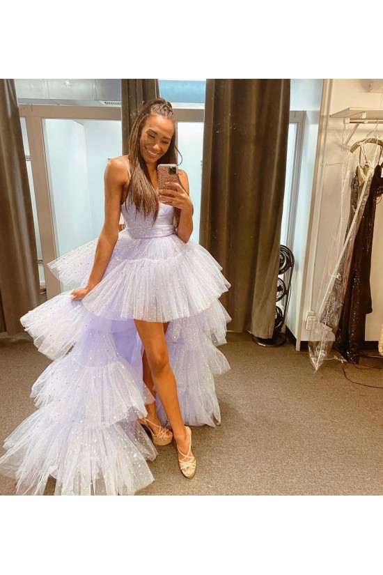 High Low Sparkle Tulle Prom Dress Formal Evening Gowns 901401 High Low Sparkle Tulle Prom Dress Formal Evening Gowns 901401