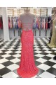 Elegant Spaghetti Straps Sequin Long Prom Dress Formal Evening Gowns 901406