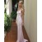 Long Pink Sparkle Sequin Prom Dress Formal Evening Gowns 901407