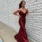 Mermaid Spaghetti Straps Sparkle Sequin Prom Dress Formal Evening Gowns 901409