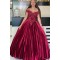 Long Lace Off the Shoulder Ball Gown Prom Dress Formal Evening Gowns 901422