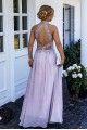A-Line Chiffon and Lace Prom Dress Formal Evening Gowns 901423