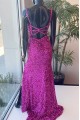 Elegant Long Green Sequin Prom Dress Formal Evening Gowns 901425