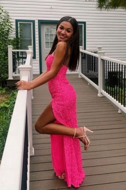 Sheath Strapless Long Prom Dress Formal Evening Gowns 901430