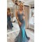 Mermaid Halter Sparkle Prom Dress Formal Evening Gowns 901432