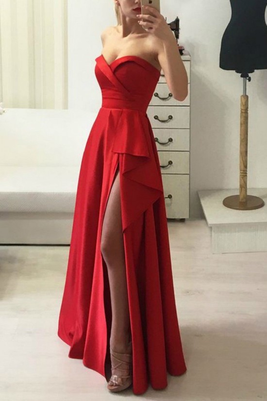 Long Red Sweetheart Prom Dress Formal Evening Gowns 901434 Long Red Sweetheart Prom Dress Formal Evening Gowns 901434