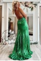 Elegant Long Silver Sequin Prom Dress Formal Evening Gowns 901447