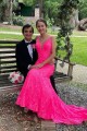 Elegant Mermaid Spaghetti Straps Lace Prom Dress Formal Evening Gowns 901455