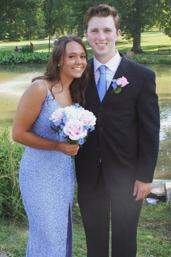 Long Blue Mermaid Sequin Prom Dress Formal Evening Gowns 901459