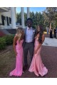 Long Pink Spaghetti Straps Sequin Prom Dress Formal Evening Gowns 901461 Long Pink Spaghetti Straps Sequin Prom Dress Formal Evening Gowns 901461