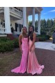 Long Pink Spaghetti Straps Sequin Prom Dress Formal Evening Gowns 901461 Long Pink Spaghetti Straps Sequin Prom Dress Formal Evening Gowns 901461
