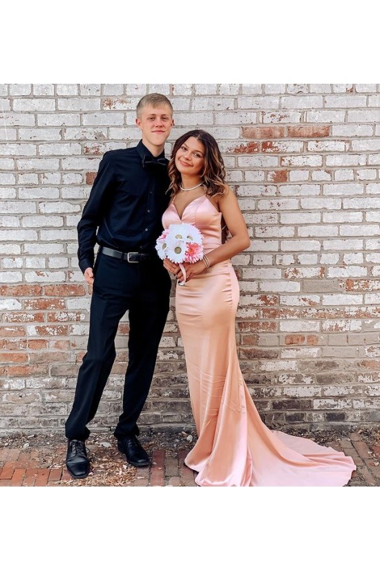 Long Mermaid Spaghetti Straps Prom Dress Formal Evening Gowns 901465 Long Mermaid Spaghetti Straps Prom Dress Formal Evening Gowns 901465